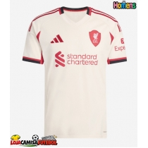 Camisa de Futebol Liverpool Milos Kerkez #6 Equipamento Secundário 2025-26 Manga Curta